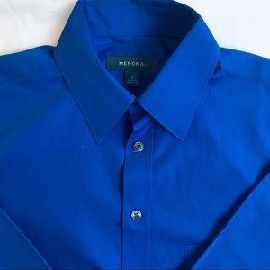 Express Blue Button up
